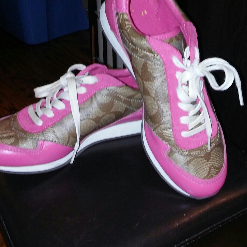 Authentic pink Coach Sneakers