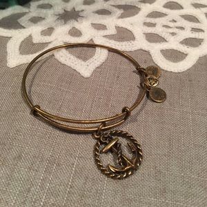 Alex&Ani Gold Finish Nautical Anchor