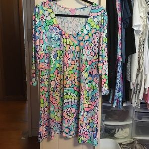 Lilly Pulitzer Ariana straight hem dress XL