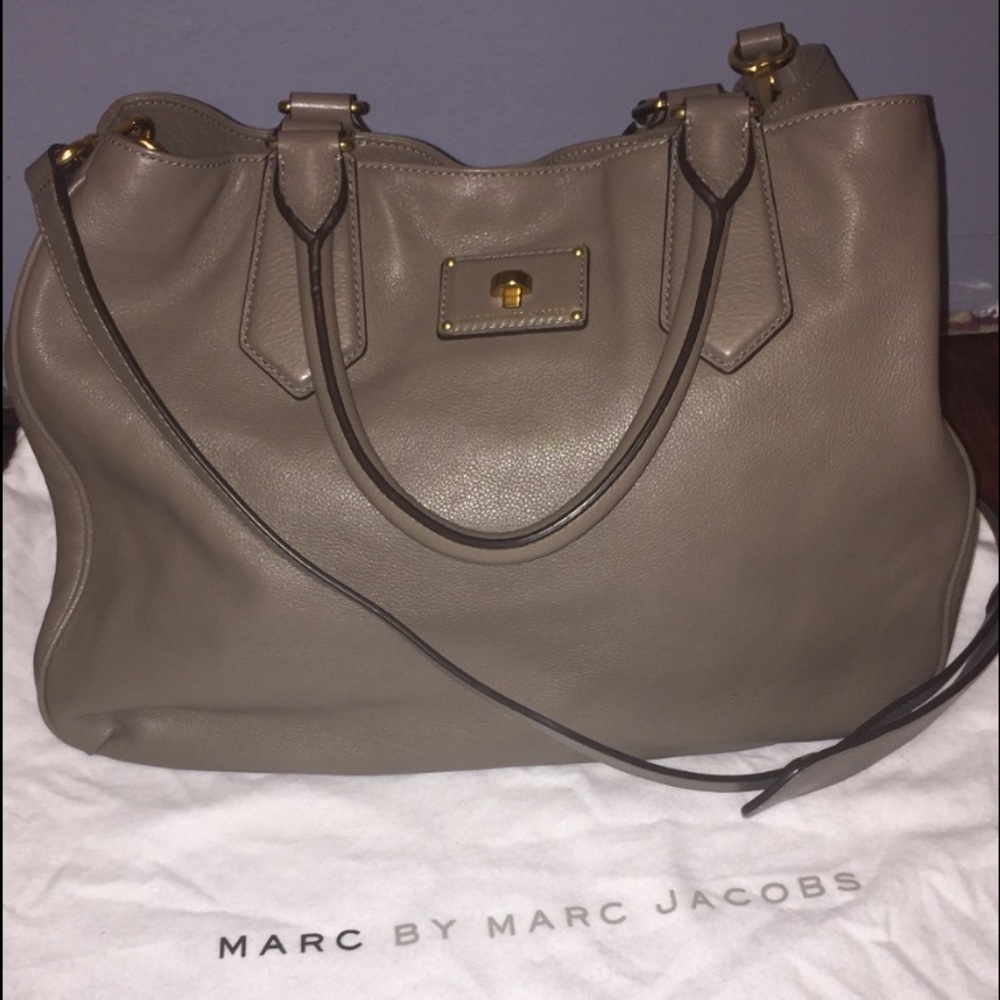 Marc by Marc Jacobs Large Leather Satchel Tote