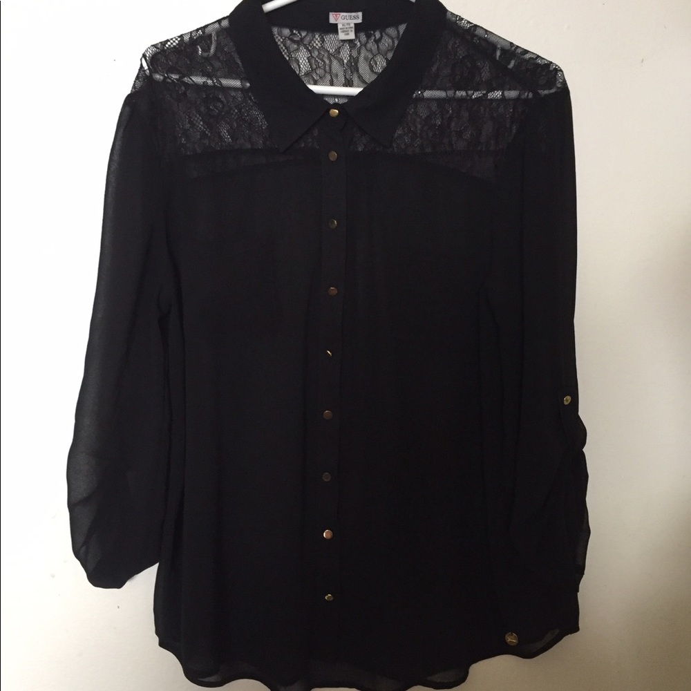 Guess Sheer Blouse
