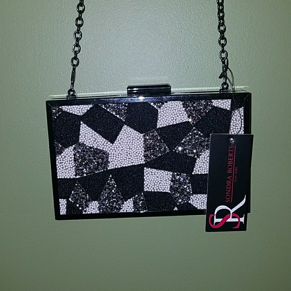 Evening box purse, prom, formal