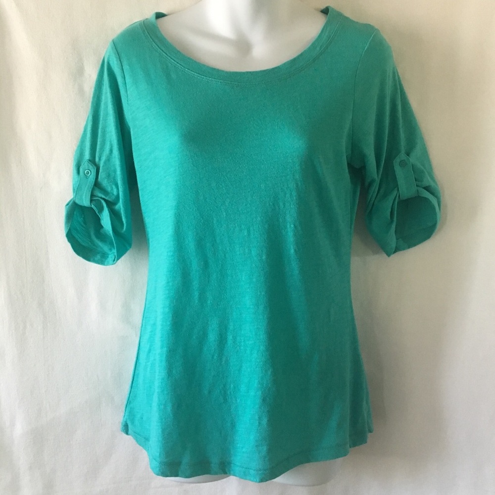 AlPiNe DeSiGn buTt0n-uP sLeEve tEe