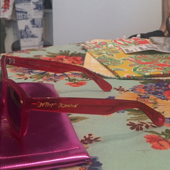 Betsey Johnson sunglasses. Barely worn.