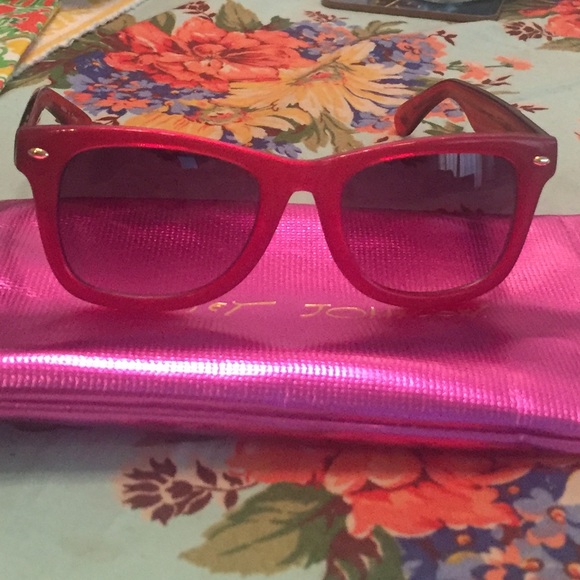 Betsey Johnson sunglasses. Barely worn.