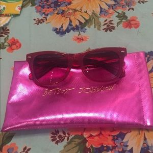 Betsey Johnson sunglasses. Barely worn.