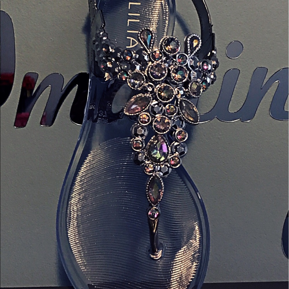 Brand New Crystal bling sandals