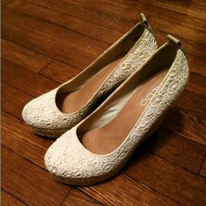 Aldo Lace Wedges