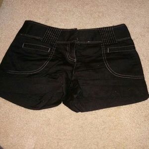 Black shorts