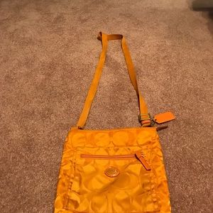 Coach nylon crossbody bag