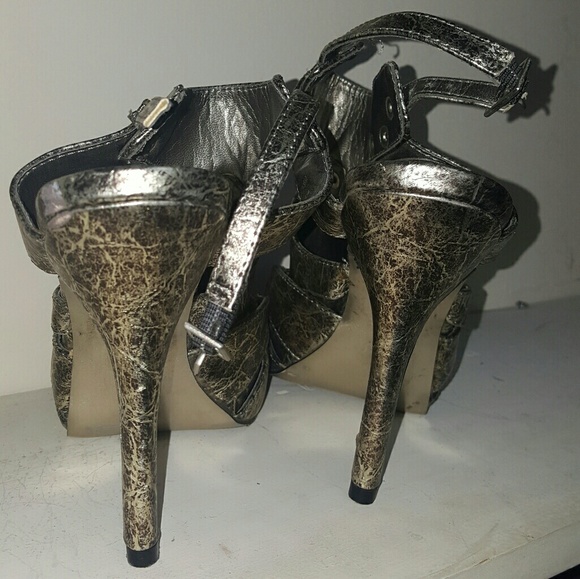 Steve Madden metallic heels - Picture 4 of 4