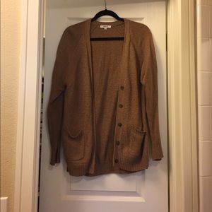 Made well caramel colored cardigan
