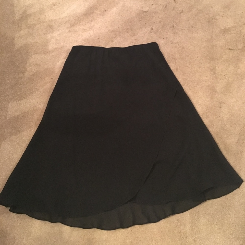 Black Evening Dress Skirt