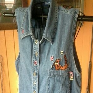 Denim vest