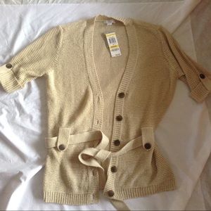 Brand new Charter Club sweater/cardigan (medium)