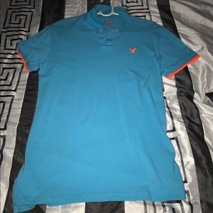 American eagle athletic fit polo small