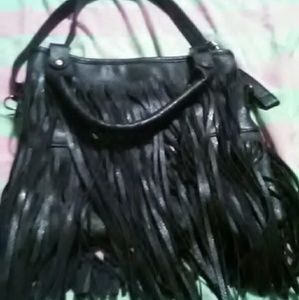 Medium size fringe purse