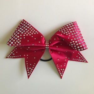 Red Cheer Bow