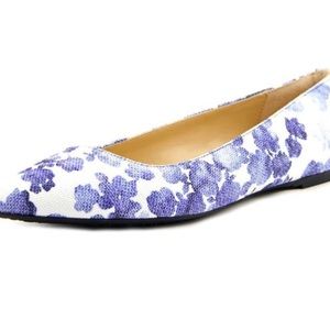 Barely Worn Michael Kors Floral Pointed Toe Flats