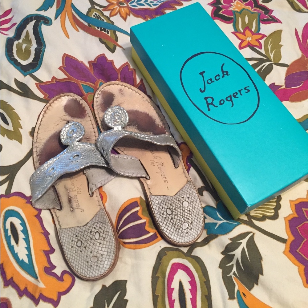 Jack roger sliver size 10