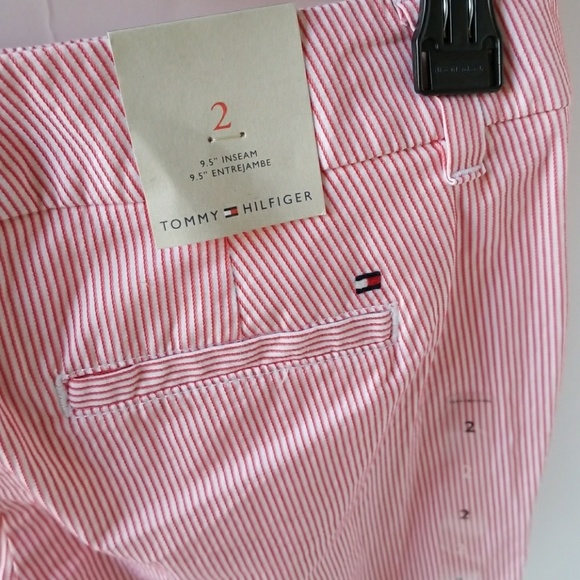 Tommy Hilfiger  Pinstripe red/blue shorts SZ 2 NWT - Picture 4 of 5