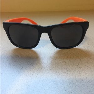 Orange wayfarer sunglasses