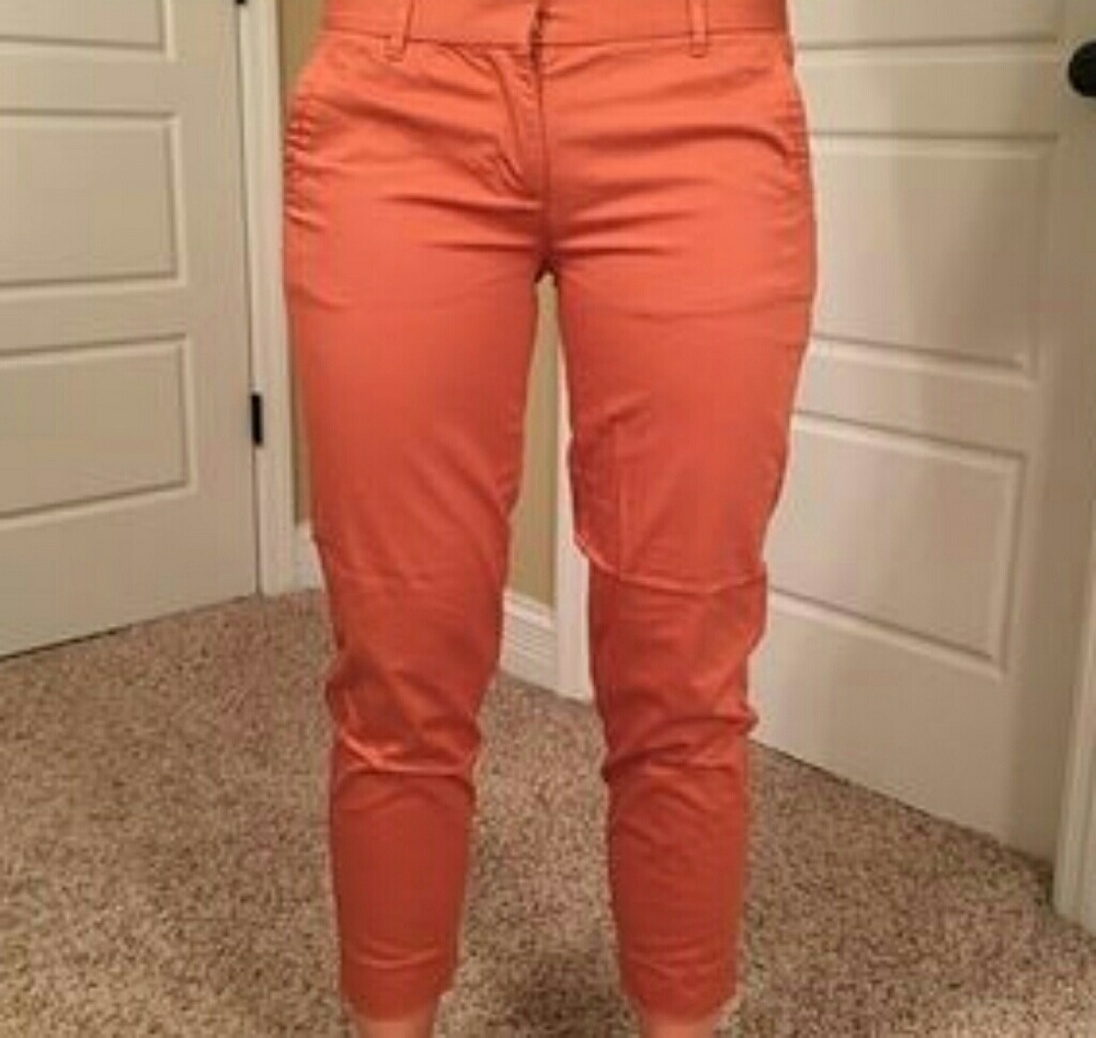 🐝J. CREW CityFit Orange Pants🐝