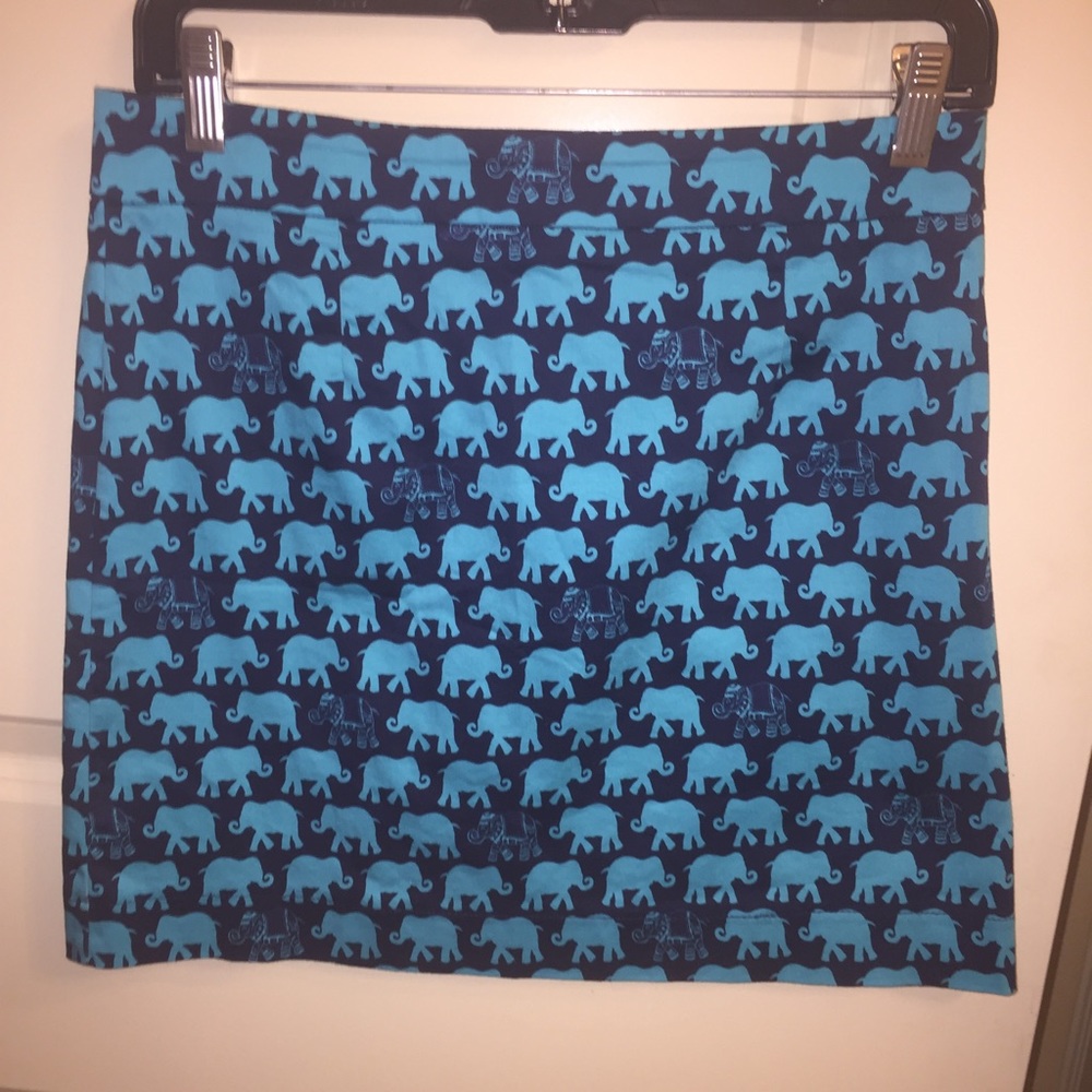 blue elephant skirt