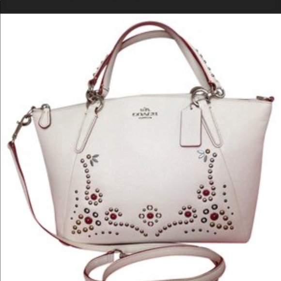 COACH F59348 SV/HA HAND BAG COLOR CHALK size M