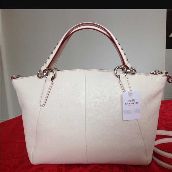 COACH F59348 SV/HA HAND BAG COLOR CHALK size M