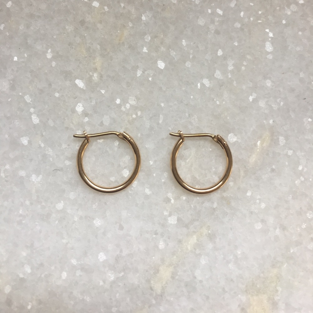 14-Karat Gold Hoop Earrings
