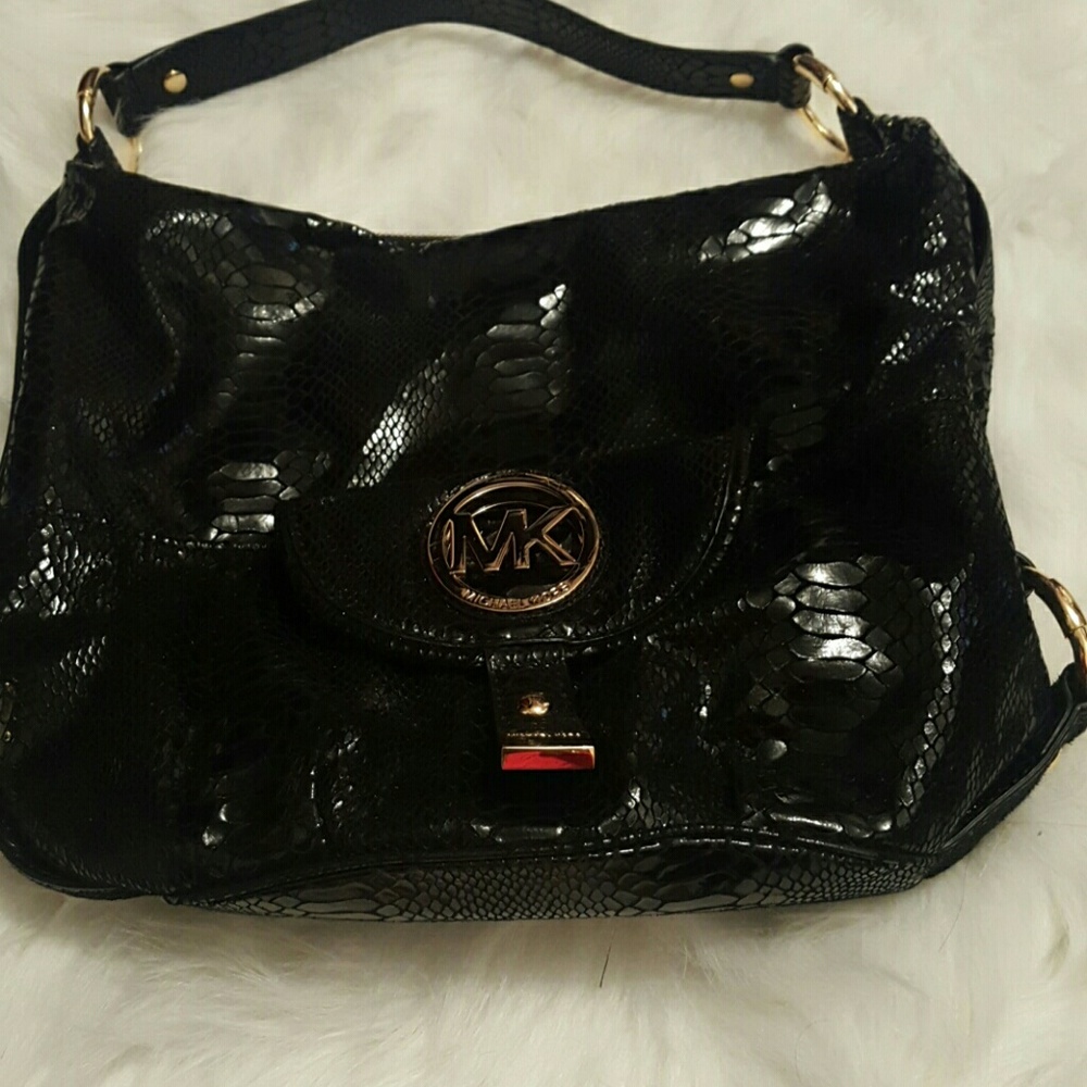 Michael Kors snake skin bag