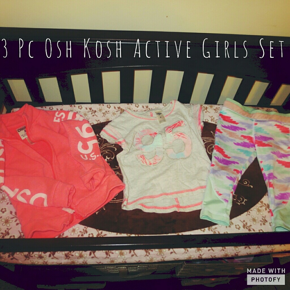 Osh Kosh Active Girls 3 Piece Set