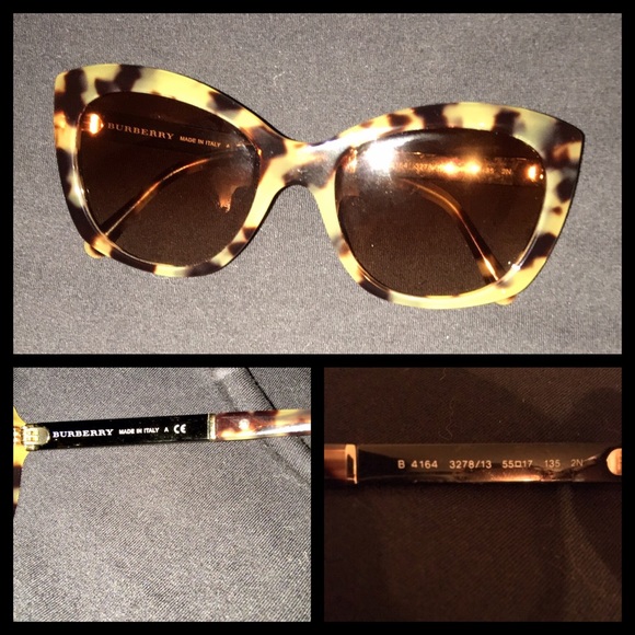 ?Burberry Blond Havana Sunglasses main image 5