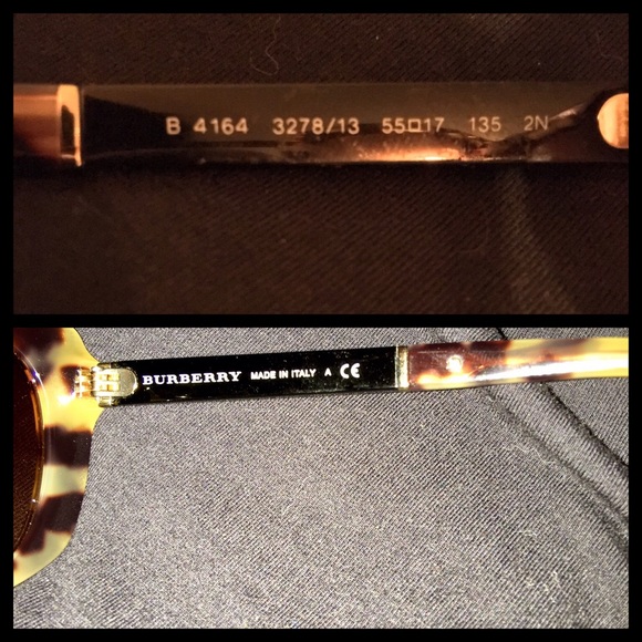 ?Burberry Blond Havana Sunglasses main image 4