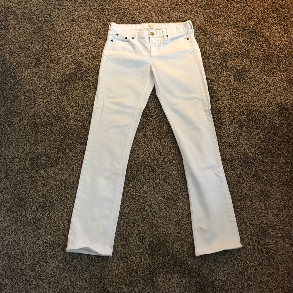 J. Crew White Jean Pants