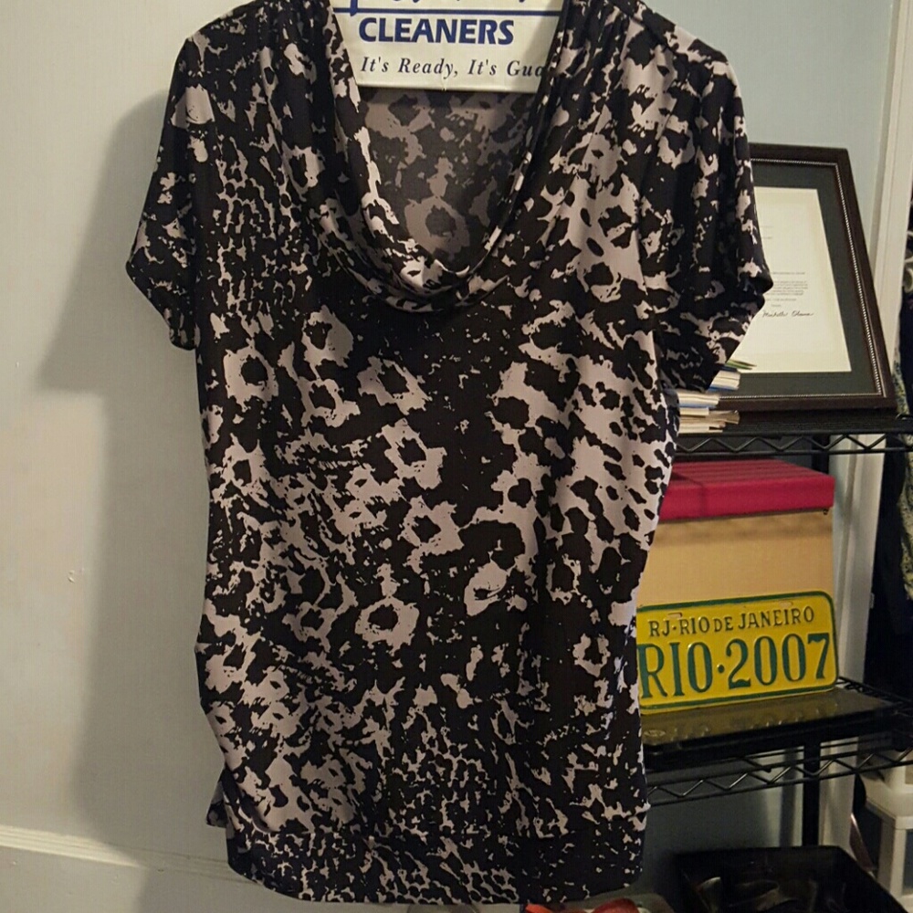 Limited cowl-neck top