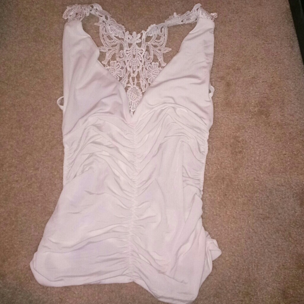 White tank top