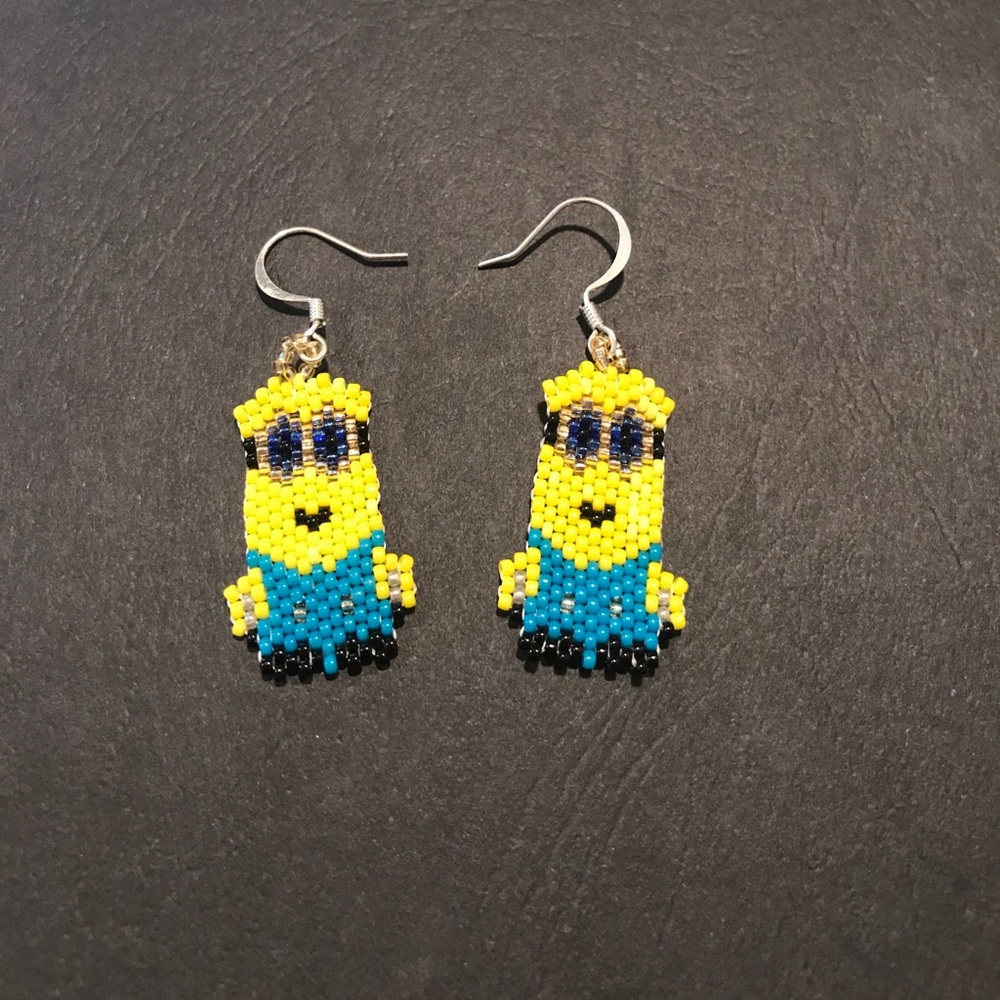 Minion earrings