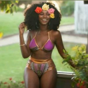 African Design Goddess Bikini