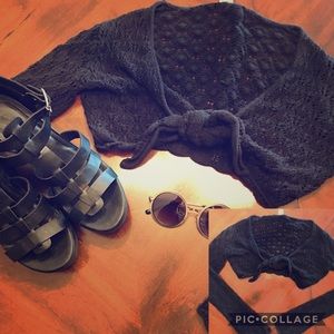 Bathing suit tie shrug