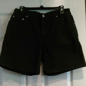 Ladies Black Short Denim Levi's