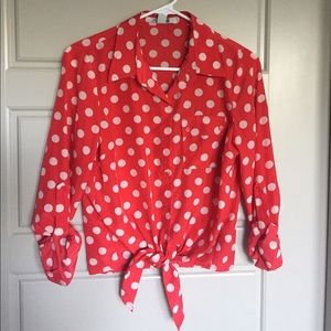 Retro Girl Tie Top