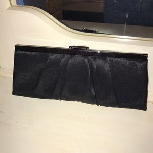 All Black clutch bag