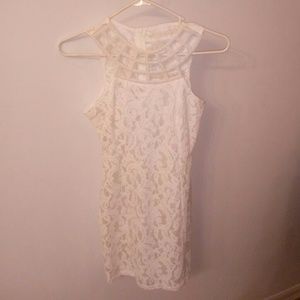 Lace white dress