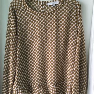 Loft peplum blouse