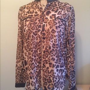 Leopard Print Blouse