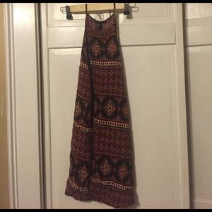 Print boho dress