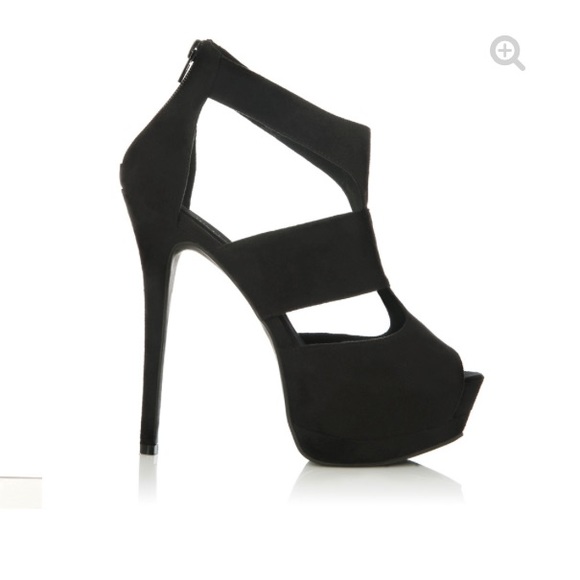 JustFab Astra Taupe Heels - Picture 4 of 8