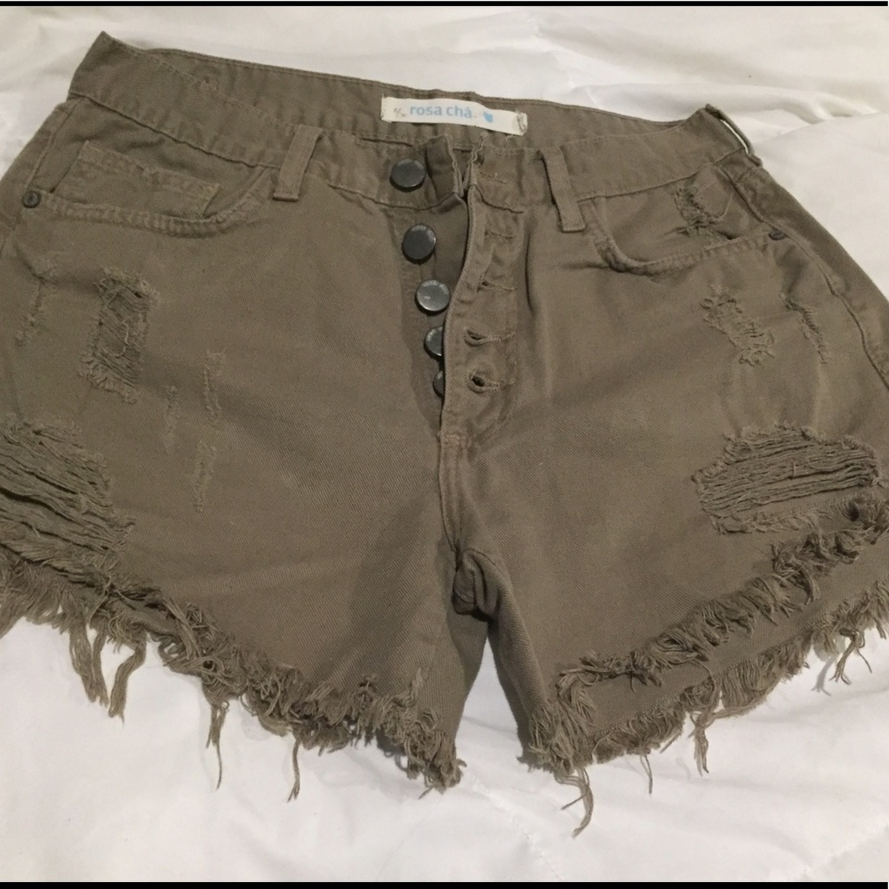 Rosa Cha Olive Shorts